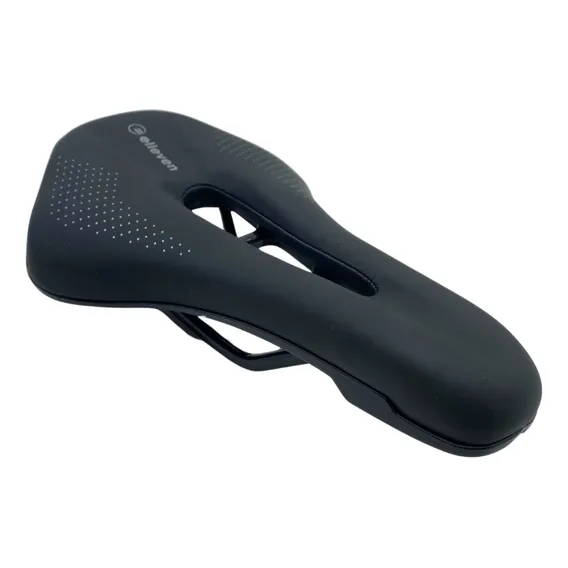 Banco Selim Elleven Race Vazado Mtb Speed 250x140mm Carrinho Foto 1