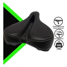 Banco Selim Vazado Gts Bike Mtb Preto Confortavel + Manopla Foto mini 3