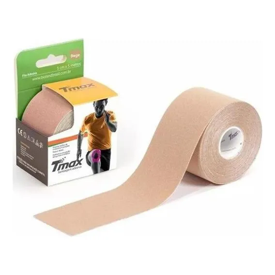Bandagem Elástica Adesiva Kinesio Kinesiology Foto 1