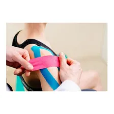 Bandagem Elástica Fita Kinesio Neuromuscular 5m Fisioterapia Foto mini  3