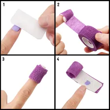 Bandagem Elástica Para Dermografo Tebori 2,5cm 1uni Foto mini 4