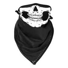 Bandana Caveira Touca Balaclava Mascara Paintball Airsoft Cor Preto Foto mini 1