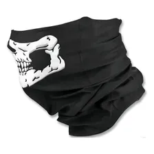Bandana Touca Balaclava Mascara Paintball Airsoft Caveira Cor Preto01 Foto mini 3