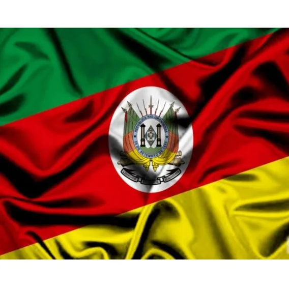 Bandeira Bandeira Do Rio Grande Do Sul Em Micro-fibra Wcan Bandeira Do Rio Grande Do Sul Em Micro-fibra Foto 1