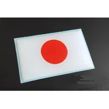 Bandeira Bandeirinha Resinada Auto Adesiva Do Japão 9x4,5 Cm Foto mini 3
