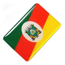 Bandeira Bandeirinha Resinada Do Rio Grande Do Sul 9x4,5 Cm Foto mini 2