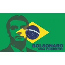 Bandeira Bolsonaro Presidente 1mx1,40m Foto mini  3
