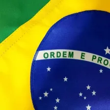Bandeira Brasil Oficial Grande 10p Nylon (4,50x6,50) Gigante Foto mini 3