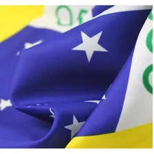 Bandeira Brasil Oficial Grande 10p Nylon (4,50x6,50) Gigante Foto mini 4
