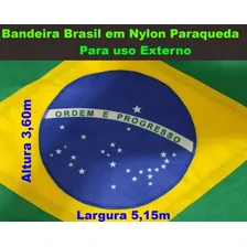 Bandeira Brasil Oficial Grande 8p Nylon (3,60x5,15) Metros Foto  mini 1