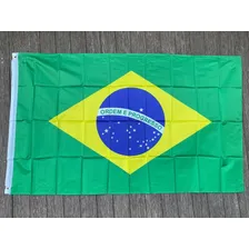 Bandeira Brasileira 90cm X 150cm Poliéster Dupla Face Brasil Foto mini 2