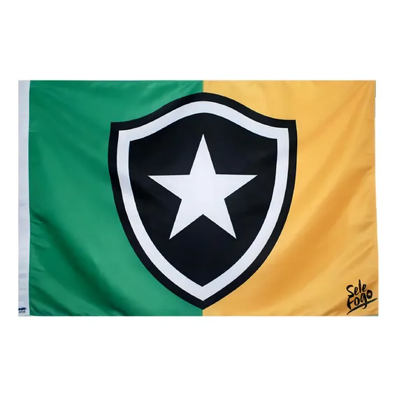 Bandeira Do Botafogo + Brasil Sublimada 128 X 90 Foto 1