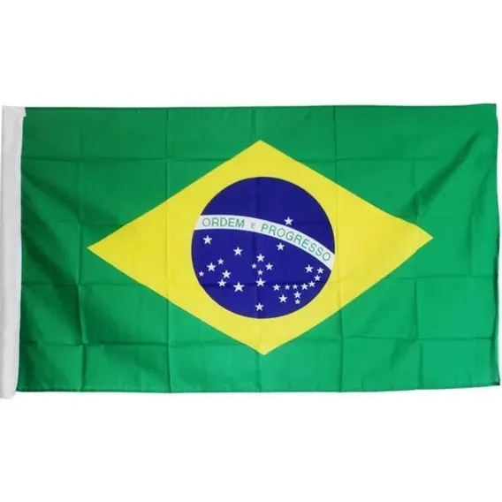 Bandeira Do Brasil 90x60cm - Copa Do Mundo Foto 1