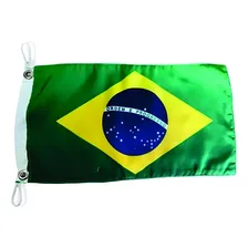 Bandeira Do Brasil Uso Barcos Lanchas Antenas Mastros 18x30 Foto  mini 1