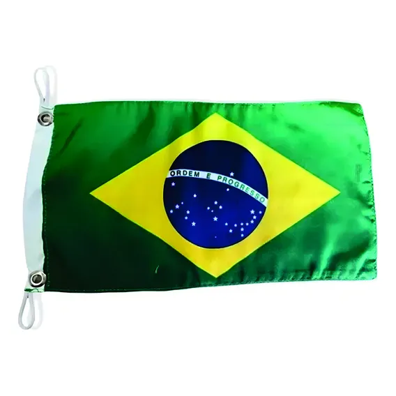 Bandeira Do Brasil Uso Barcos Lanchas Antenas Mastros 18x30 Foto 1