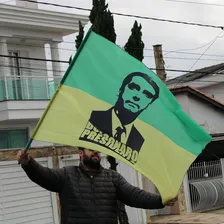 Bandeira Do Presidente Jair Bolsonaro 139x97 Cm Foto mini 4