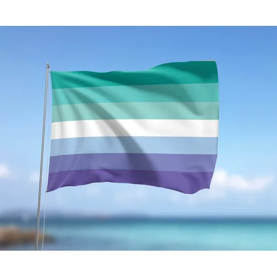 Bandeira Gay Azul Lgbt Foto 1