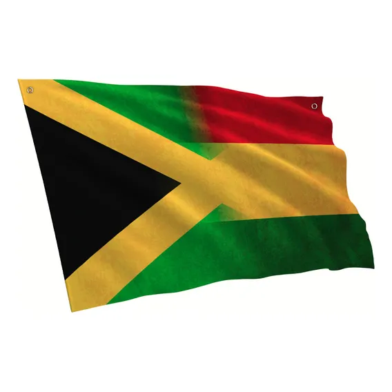 Bandeira Jamaica Reggae 100x70cm Decorativa Foto 1