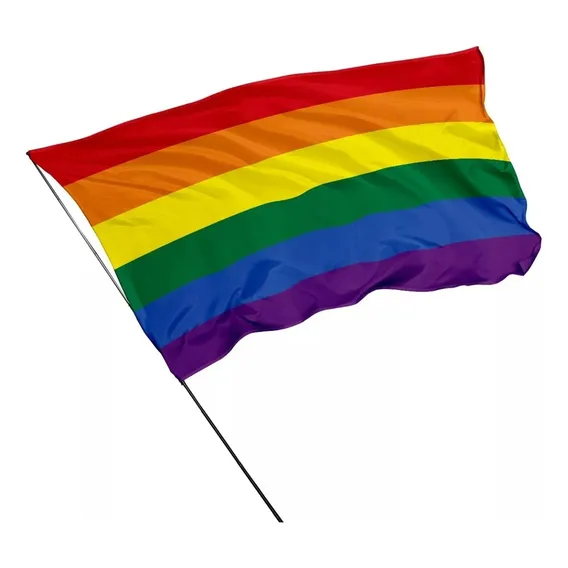 Bandeira Lgbt+ (90x150cm, Poliéster) Bandeira Lgbt Foto 1
