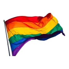 Bandeira Lgbt Gay Arco Iris Gls - 1,50x0,90mt Foto mini 1