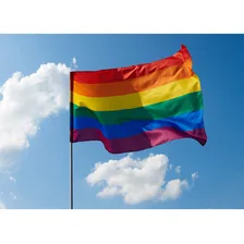 Bandeira Lgbt Gay Arco Iris Gls - 1,50x0,90mt Foto mini 3