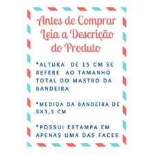 Bandeira Mesa 15cm - Orgulho Lgbtqia+ - Poliéster Foto mini 2
