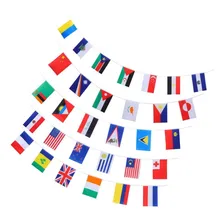 Bandeira Missões Evangelho 32 Nações 30x20cm - 10 Mts Foto mini 3
