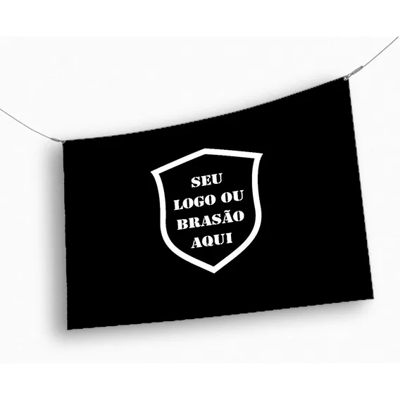 Bandeira Personalizada Moto Clube 3,0m X 2,0m Cor Foto 1