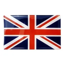 Bandeira Resinada Do Reino Unido Inglaterra Tam. 6,0x4,0 Cm Foto mini 1