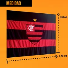 Bandeira Time Do Flamengo Grande 1.70 Foto mini 4