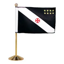 Bandeira Vasco Da Gama De Mesa Com Mastro Foto mini  2