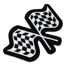 Bandeiras Racer Car046t Patch Bordado Para Macacão Kart Foto mini 2