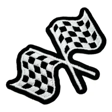 Bandeiras Racer Car046t Patch Bordado Para Macacão Kart Foto mini 1
