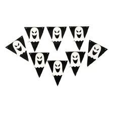 Bandeirinha Halloween Fantasma 2 Metros Imediato C/ Foto mini 4