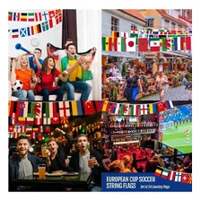 Bandeirinhas Da Copa Do Mundo 32 PaĆses Decoração Bandeira Foto mini 3