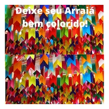 Bandeirinhas Festa Junina Kit C/ 100 Mts Decoração Arraial Foto mini  3