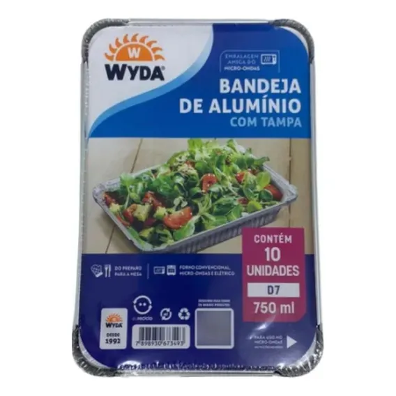 Bandeja Aluminio Wyda D7 AlumÃnio De AlumÃnio Foto 1