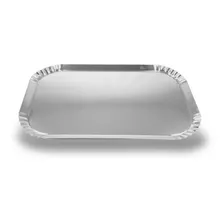Bandeja Canto Crespo 39x24x2 Aço Inox Foto mini 4