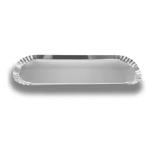 Bandeja Canto Crespo 45x15x2 Aço Inox Foto mini 3