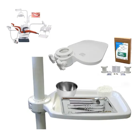 Bandeja Coluna Equipamentos Odontol贸gicos Girat贸ria Foto 1