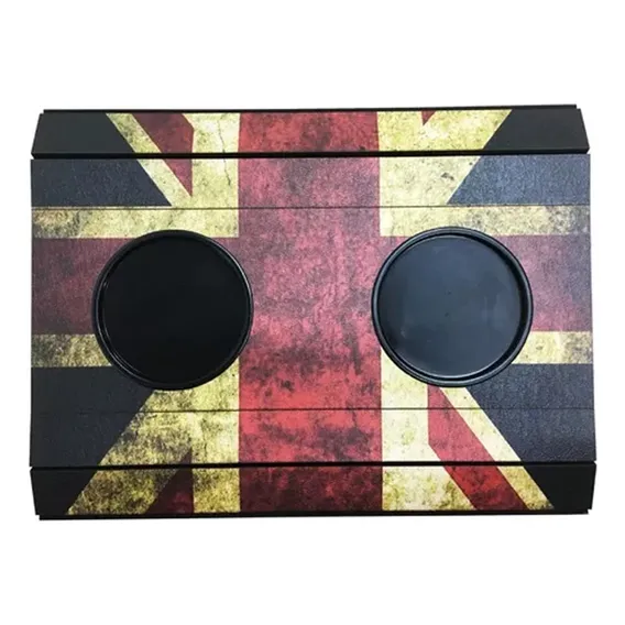 Bandeja Com Porta Copos Estampada - Inglaterra Foto 1