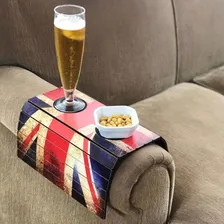 Bandeja Com Porta Copos Estampada - Inglaterra Foto mini 3