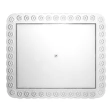 Bandeja Cristal Três Triângulos 33x39 Foto mini 1