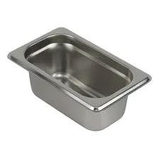 Bandeja Cuba Evandroshop Cuba 1/9 - 100ml Inox De Aço Inoxidável Foto  mini 1
