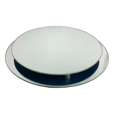 Bandeja De Bolo Redonda Espelhada 2 Unidades 40 E 45cm - Veg Foto mini 1