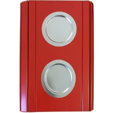 Bandeja Esteira Braço De Sofá Porta Copo Alumínio Vermelho Foto mini 4