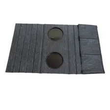 Bandeja Esteira Porta Copos Braço Sofá Kit 2 Unidades Corino Cor Cinza-escuro Foto  mini 1