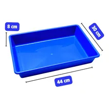 Bandeja Higiênica Gatos Roedores Sanitário Plástico Areia Foto mini 3