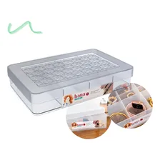 Bandeja Organizadora M Cristal Divisória Hana Porta Jóias Foto  mini 1