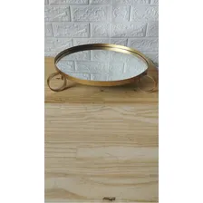 Bandeja Para Bolo 40cm ( Com Espelho) Cor Prateado Foto mini  2